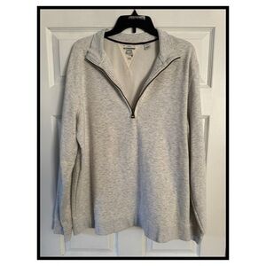 Weatherproof 🫐 Men’s Heather Gray Long Sleeve Fleece Sweatshirt XL